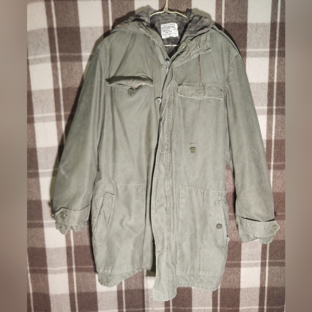 (German) Military Surplus Parka with liner